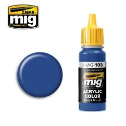 Mig Jimenez Authentic Colors Colors A.MIG-0103 Medium Blue Malerei