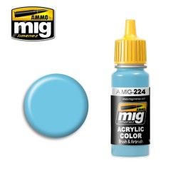 Mig Jimenez Authentic Colors A.MIG-0224 Fs 35250 Sky Line Blue Malerei