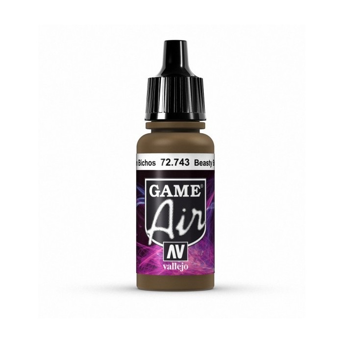 Vallejo Game Air Beasty Brown Farbe 17 ml 72743