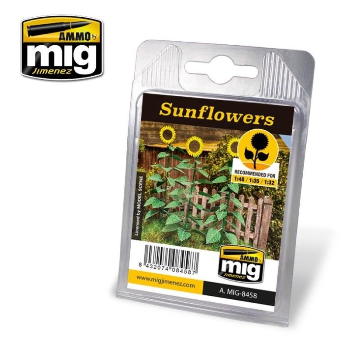 Lasergeschnittene Pflanzen Mig Jimenez A.MIG-8458 Sunflowers