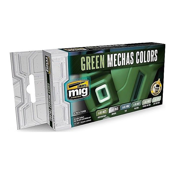 Green Mechas Colors