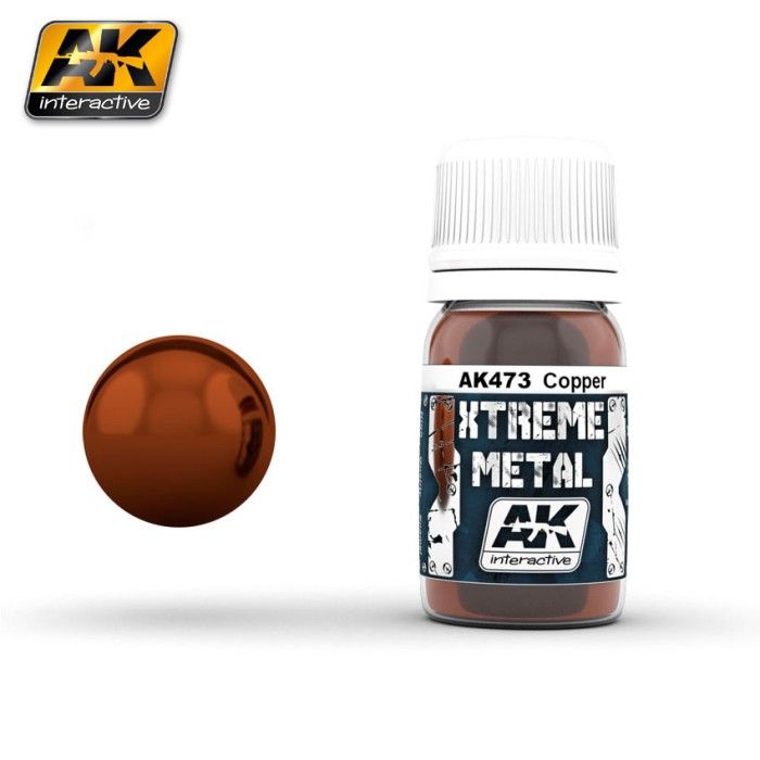 AK Interactive AK473 Xtreme Metal Color Kupferfarbe 30 ml