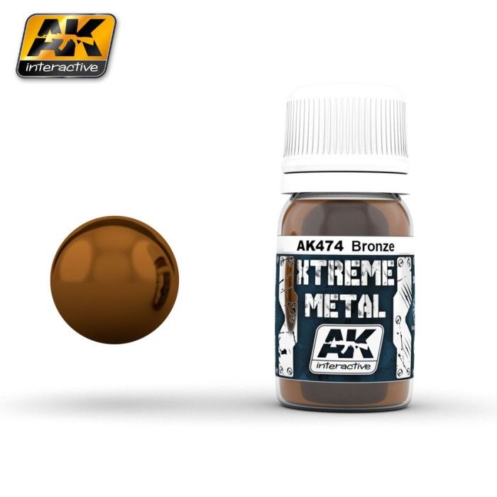 Farbe AK Interactive AK474 Xtreme Metal Color Bronze 30 ml