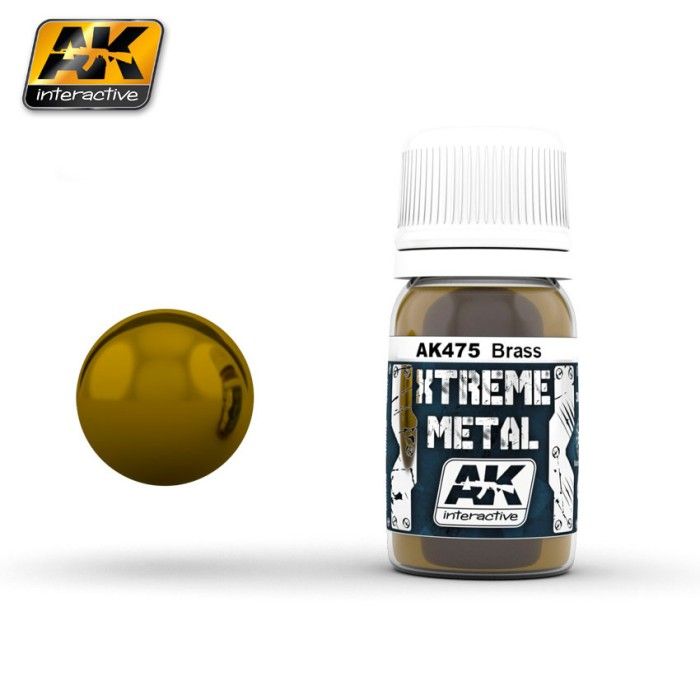 AK Interactive AK475 Xtreme Metal Color Messingfarbe 30 ml