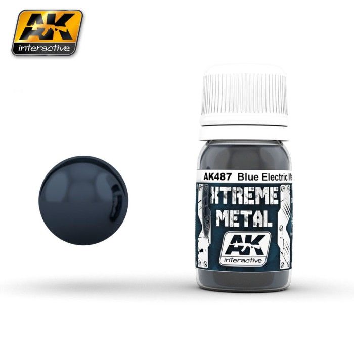 AK Interactive AK487 Xtreme Metal Color Metallic Blau 30 ml Farbe