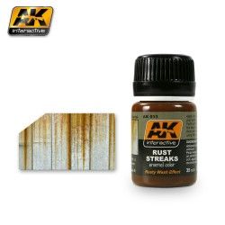 AK Interactive Weathering AK013 Rust Streaks Farbe
