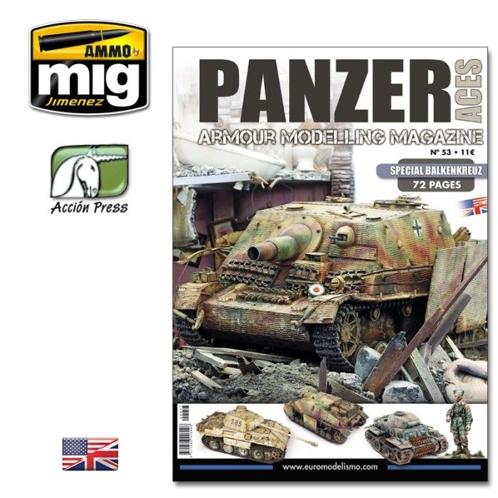 Panzer Ace N°53 Special Balkenkreuz (Englische Version)