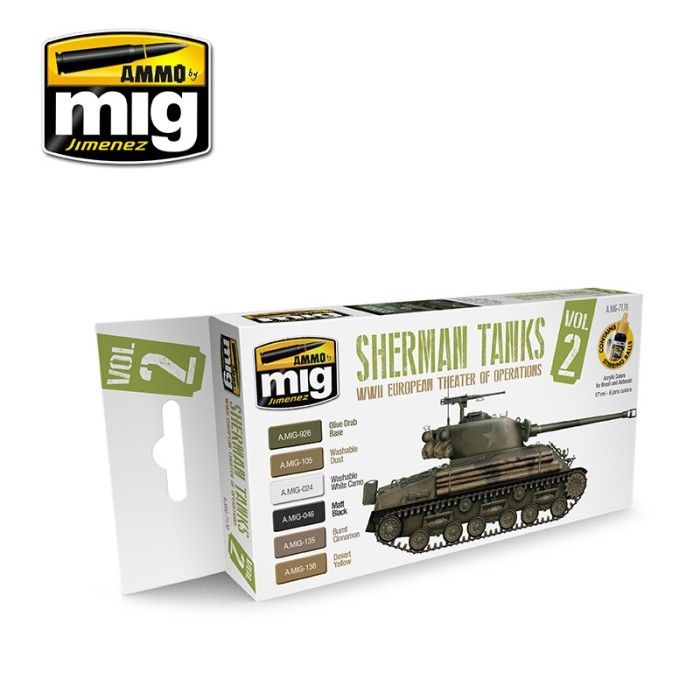 WWII Set Tank Sherman vol. 2 european Theater of Operation