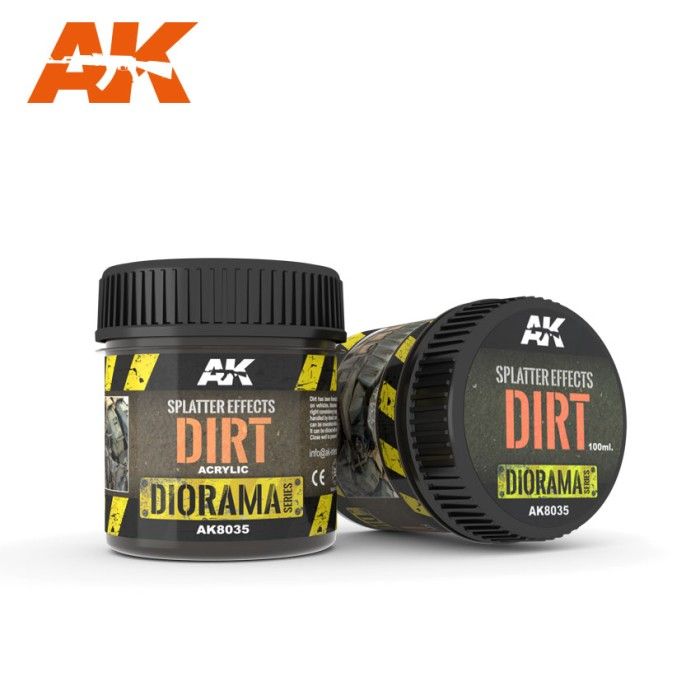 Farbe AK Interactive AK8035 Splatter Effect Dirt