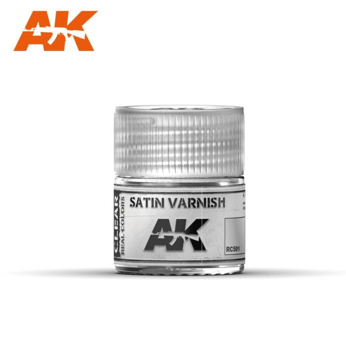 AK Interactive Real Colors RC-501 Satin Varnish Farbe 10 ml