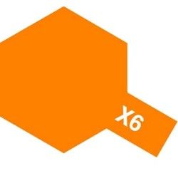 Modellfarbe tamiya X6 Orange glänzend