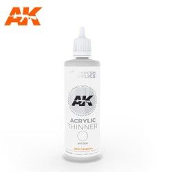 AKAcrylic Thinner 3. Generation Weiße Flasche