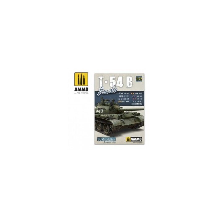 Abziehbilderbogen Für T-54B 1/72 eme