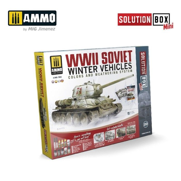 Solution Box Mini - Wie man WWII Soviet Winter Vehicles bemalt