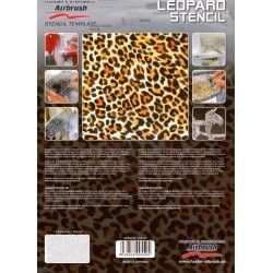 Schablone Leopard