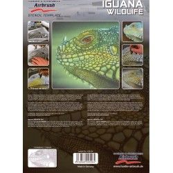 Schablone Iguana Wildlife