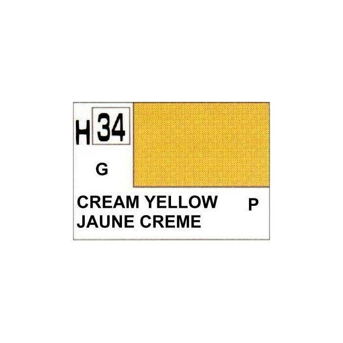 Farben Aqueous Hobby Color H034 Cream Yellow