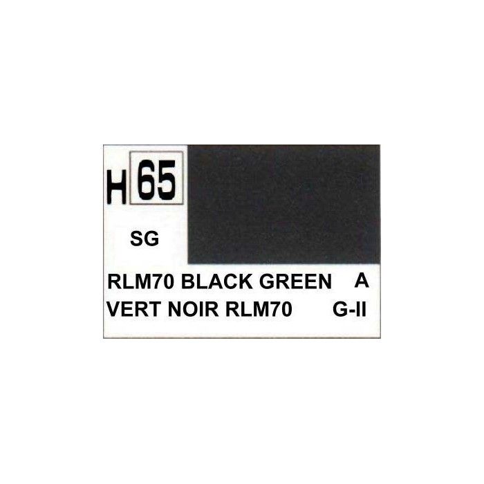 Farben Aqueous Hobby Color H065 RLM70 Black Green