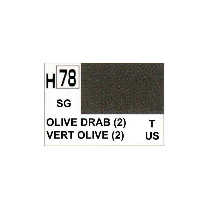 Aqueous Hobby Color H078 Olive Drab Farben (2)