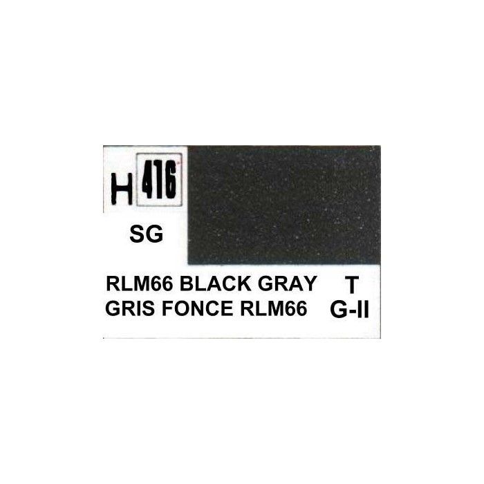 Farben Aqueous Hobby Color H416 RLM66 Black Gray