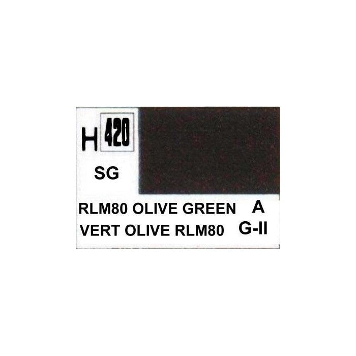 Farben Aqueous Hobby Color H420 RLM80 Olive Green