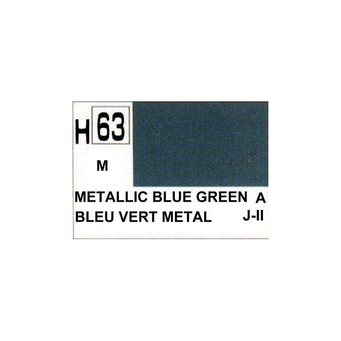 Farben Aqueous Hobby Color H063 Metallic Blue Green