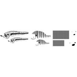 Schablone Snax Fish
