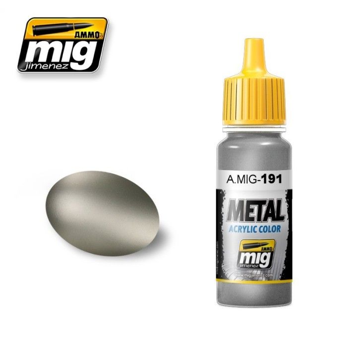 Mig Jimenez Metallic Colors Lackierung A.MIG-0191 Steel