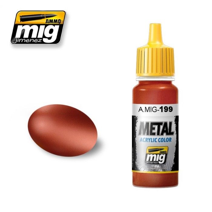 Mig Jimenez Metallic Colors Lackierung A.MIG-0199 Copper