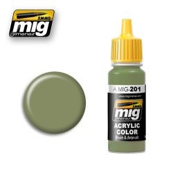 Mig Jimenez Malerei Authentische Colors A.MIG-0201 Fs 34424 Light Gray Green