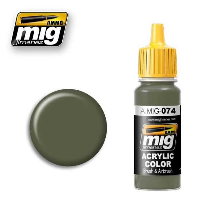 Mig Jimenez Authentic Colors Colors A.MIG-0074 Green Moss Malerei