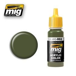 Mig Jimenez Authentische Farbe Colors A.MIG-0002 Ral 6003 Olivgrün Opt.2