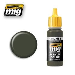 Farben Mig Jimenez Authentic Colors A.MIG-0081 Us Olive Drab Vietnam Era (Fs 24087)