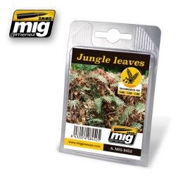 Lasergeschnittene Pflanzen Mig Jimenez A.MIG-8452 Jungle Leaves