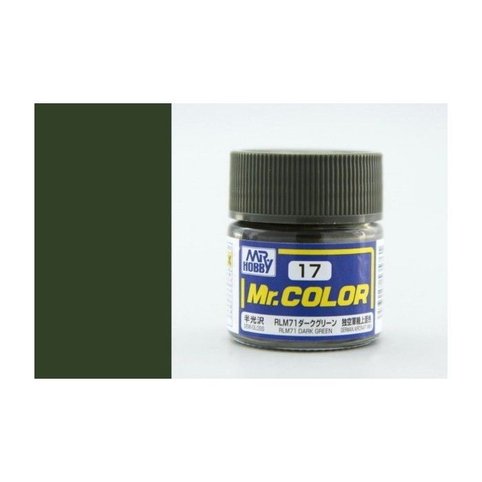 Farben Mr Color C017 Rlm71 Dark Green